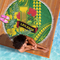Hawaii Leilehua High School Beach Blanket Tribal Tattoo With Hibiscus Flowers