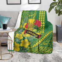 Hawaii Leilehua High School Blanket Tribal Tattoo With Hibiscus Flowers