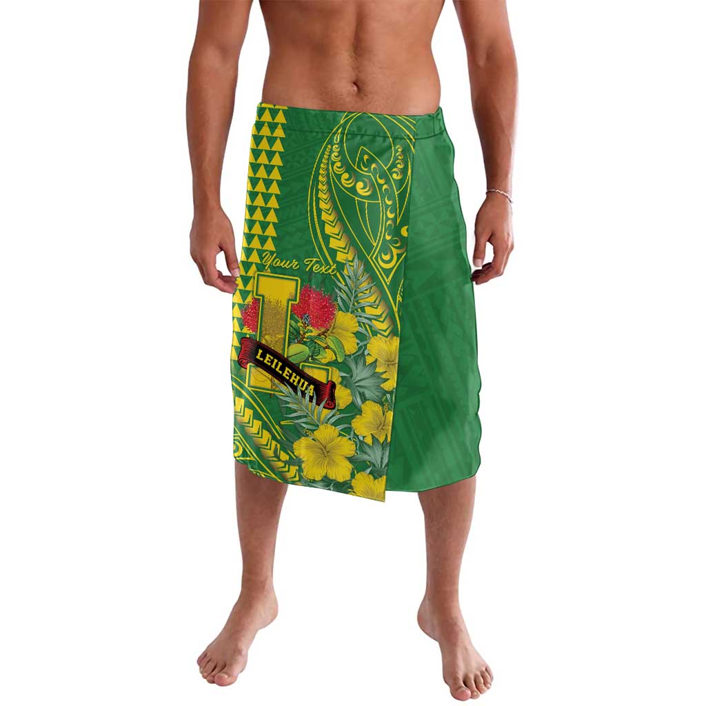 Personalised Hawaii Leilehua High School Lavalava Tribal Tattoo With Hibiscus Flowers