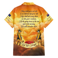 New Zealand And Australia ANZAC Day Family Matching Long Sleeve Bodycon Dress and Hawaiian Shirt Sinai Palestine Campaign Lest We Forget LT05 - Polynesian Pride