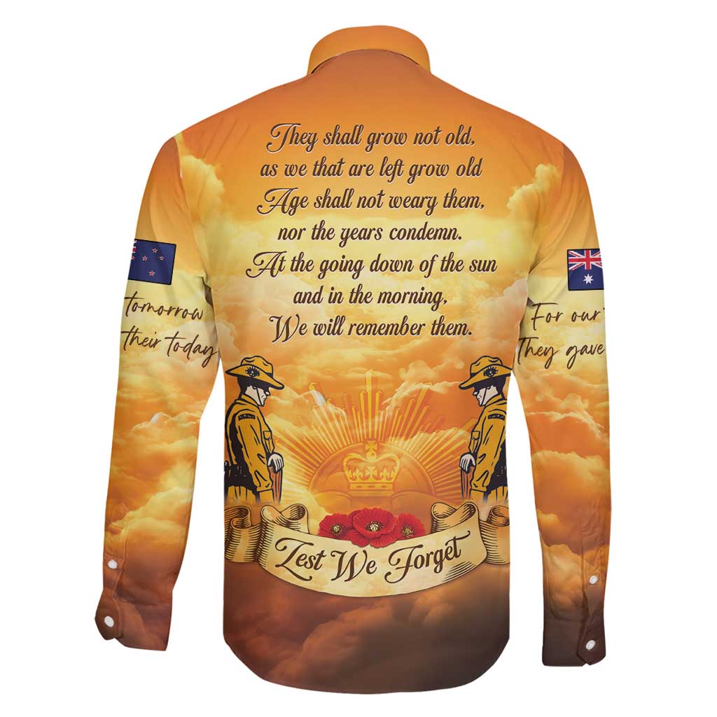 New Zealand And Australia ANZAC Day Family Matching Tank Maxi Dress and Hawaiian Shirt Sinai Palestine Campaign Lest We Forget