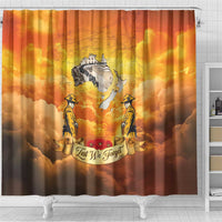 New Zealand And Australia ANZAC Day Shower Curtain Sinai Palestine Campaign Lest We Forget