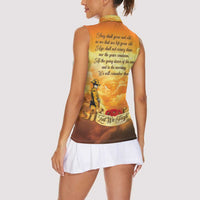 New Zealand And Australia ANZAC Day Women Sleeveless Polo Shirt Sinai Palestine Campaign Lest We Forget LT05 - Polynesian Pride