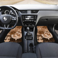 Tonga Emancipation Day Car Mats Tongan Kupesi Ngatu Pattern Vintage Style