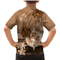 Tonga Emancipation Day Family Matching Mermaid Dress and Hawaiian Shirt Tongan Kupesi Ngatu Pattern Vintage Style LT05 - Polynesian Pride