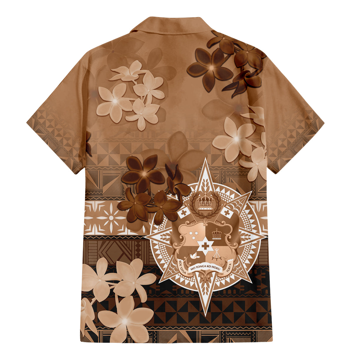 Tonga Emancipation Day Family Matching Mermaid Dress and Hawaiian Shirt Tongan Kupesi Ngatu Pattern Vintage Style LT05 - Polynesian Pride