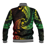 AAPI Heritage Month Baseball Jacket Kanaka Maoli Polynesian Tribal Wave
