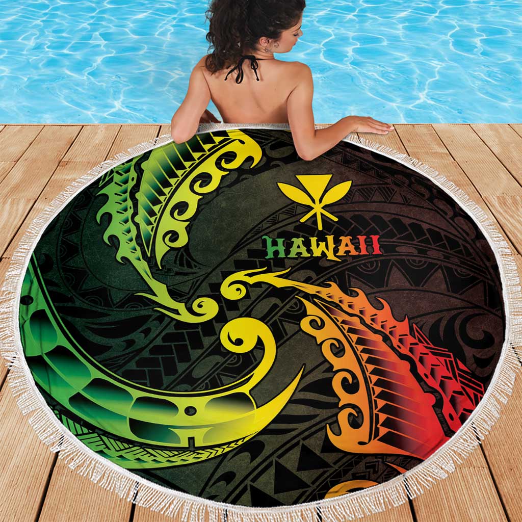 AAPI Heritage Month Beach Blanket Kanaka Maoli Polynesian Tribal Wave