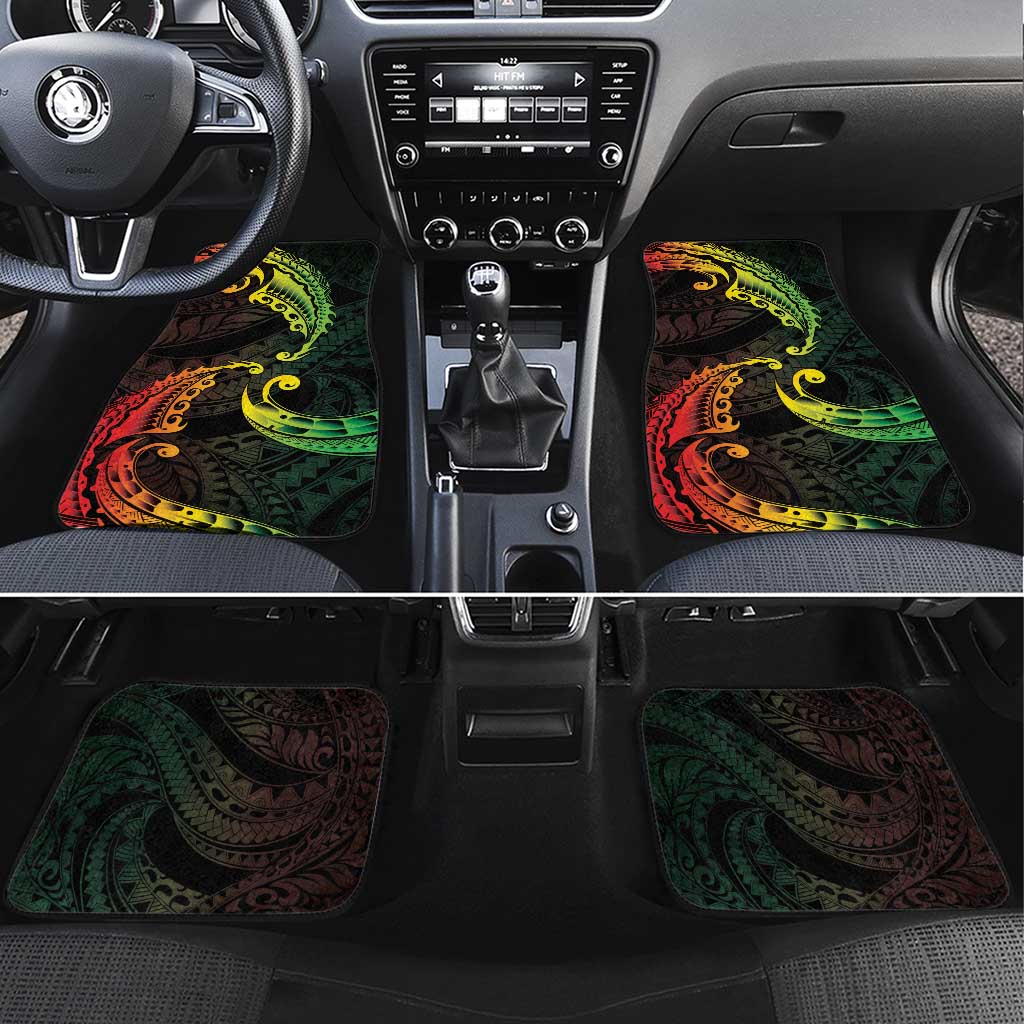 AAPI Heritage Month Car Mats Kanaka Maoli Polynesian Tribal Wave