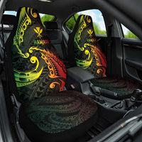 AAPI Heritage Month Car Seat Cover Kanaka Maoli Polynesian Tribal Wave