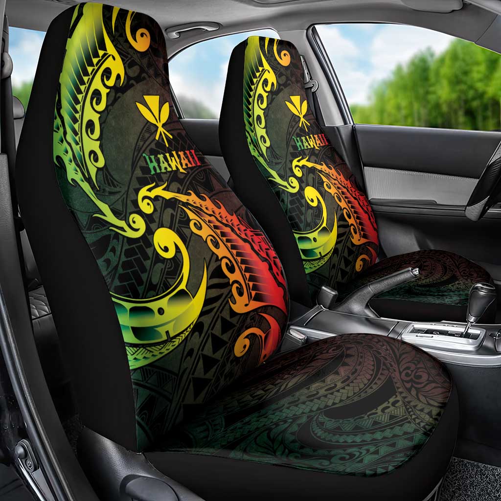 AAPI Heritage Month Car Seat Cover Kanaka Maoli Polynesian Tribal Wave