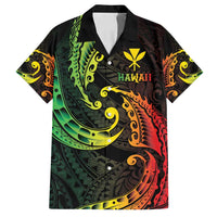AAPI Heritage Month Family Matching Long Sleeve Bodycon Dress and Hawaiian Shirt Kanaka Maoli Polynesian Tribal Wave