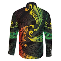 AAPI Heritage Month Family Matching Tank Maxi Dress and Hawaiian Shirt Kanaka Maoli Polynesian Tribal Wave