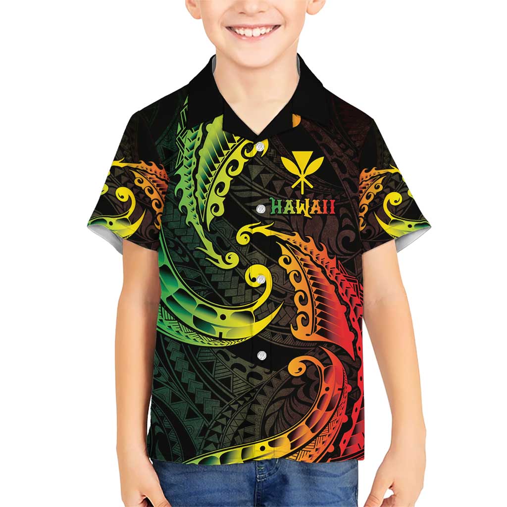 AAPI Heritage Month Hawaiian Shirt Kanaka Maoli Polynesian Tribal Wave