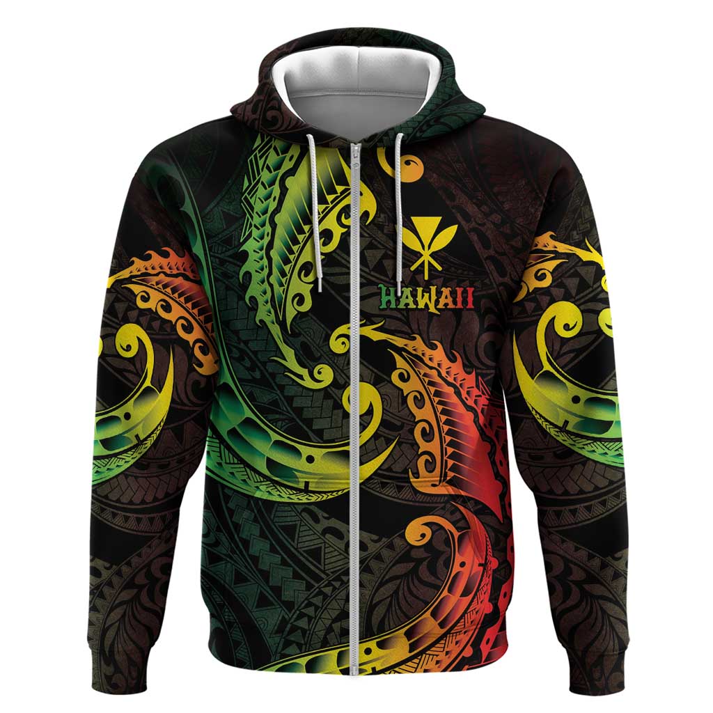 AAPI Heritage Month Hoodie Kanaka Maoli Polynesian Tribal Wave