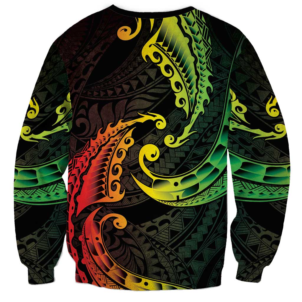 AAPI Heritage Month Sweatshirt Kanaka Maoli Polynesian Tribal Wave