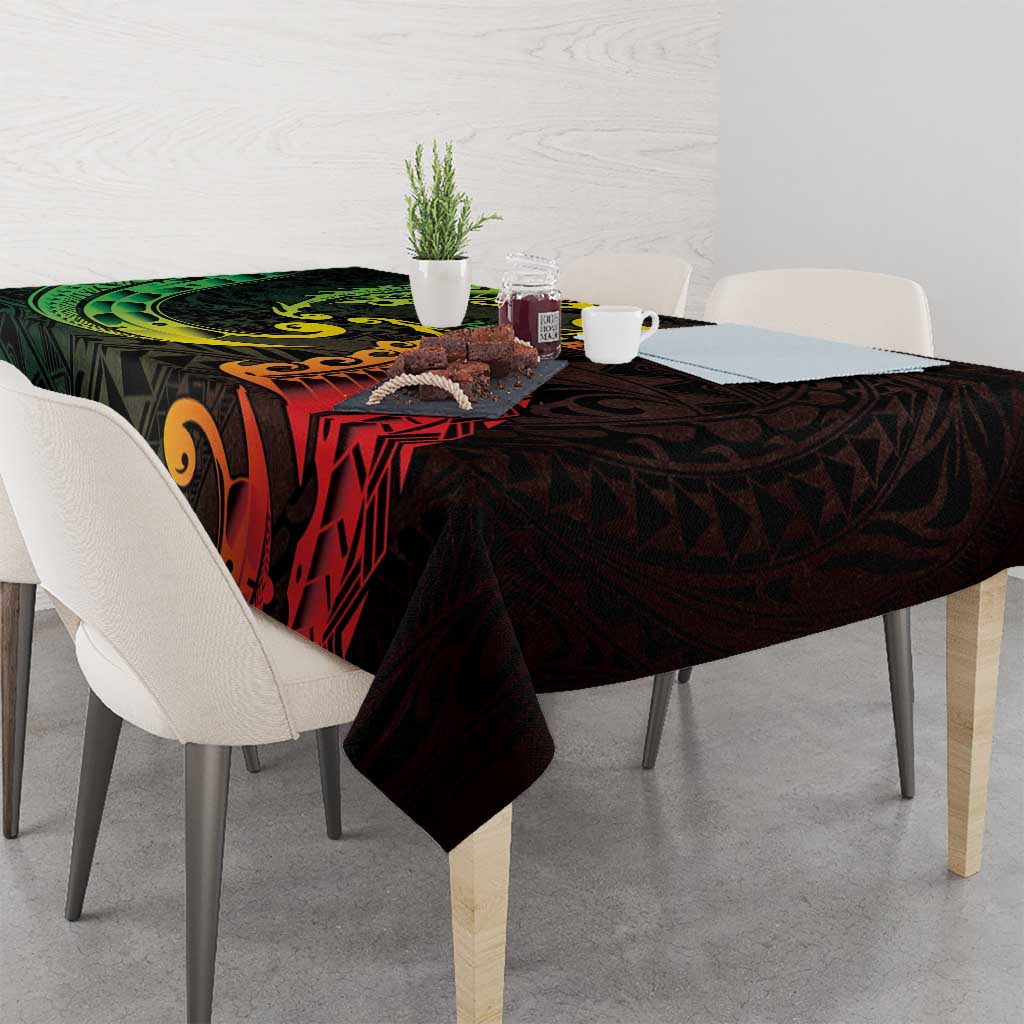 AAPI Heritage Month Tablecloth Kanaka Maoli Polynesian Tribal Wave