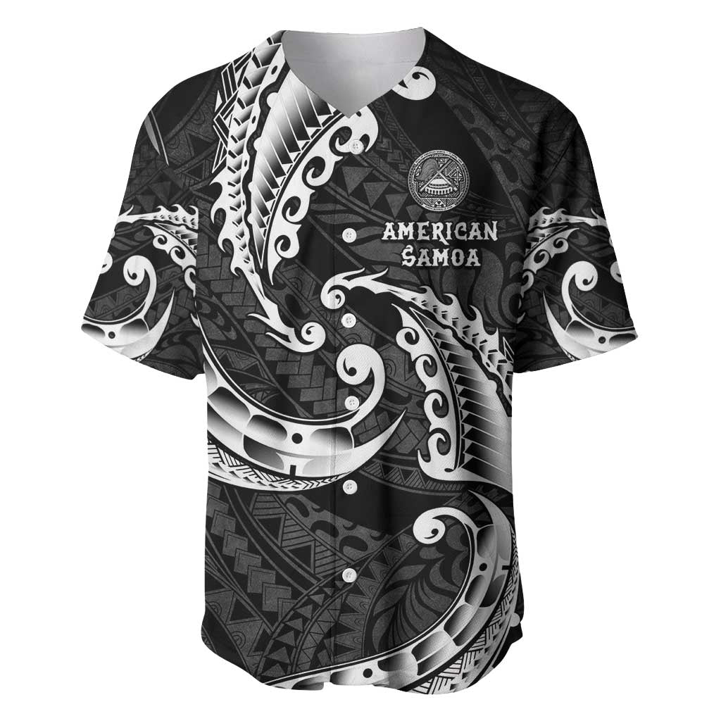 AAPI Heritage Month Baseball Jersey American Samoa Polynesian Tribal Wave
