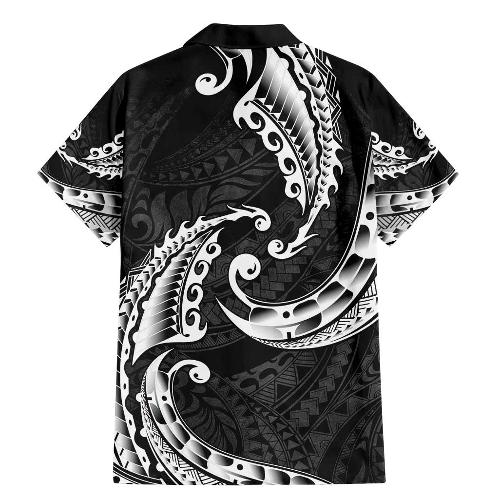 AAPI Heritage Month Family Matching Mermaid Dress and Hawaiian Shirt American Samoa Polynesian Tribal Wave