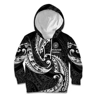 AAPI Heritage Month Kid Hoodie American Samoa Polynesian Tribal Wave