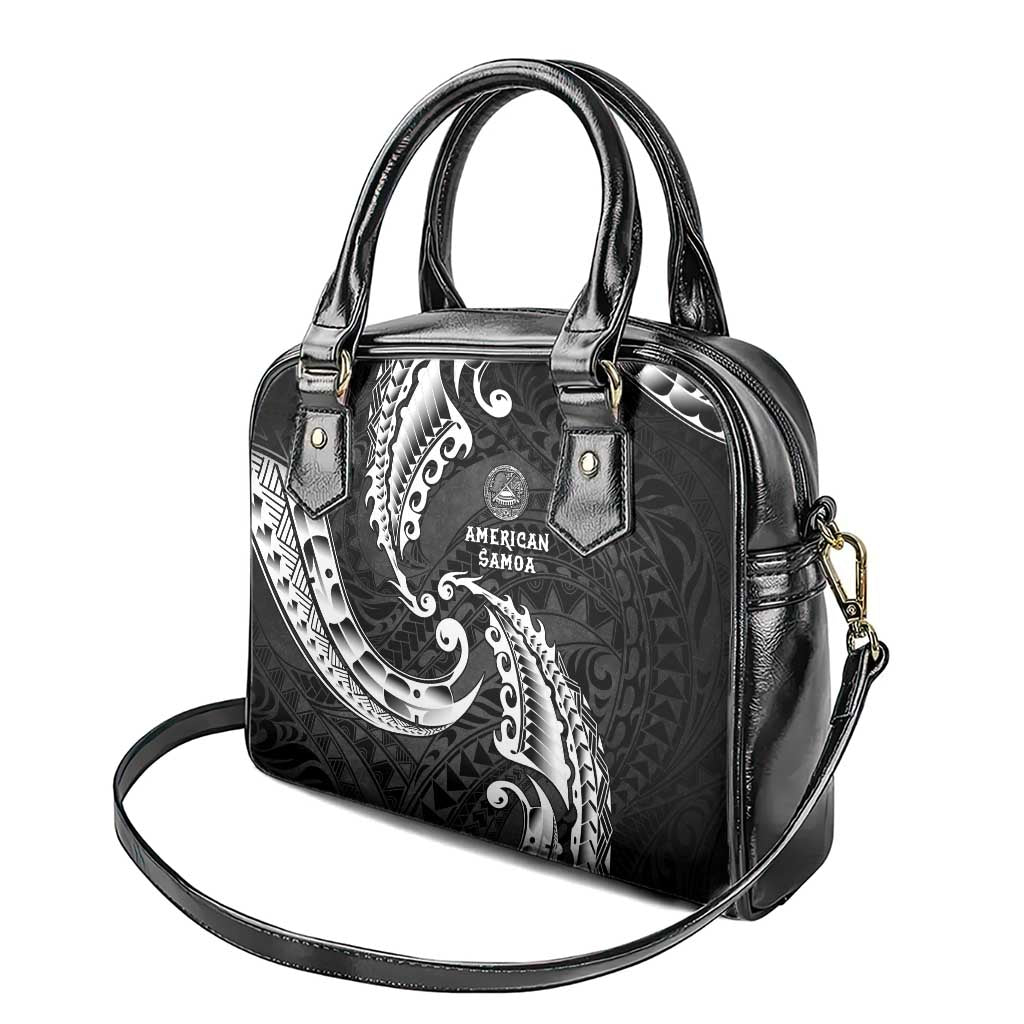 AAPI Heritage Month Shoulder Handbag American Samoa Polynesian Tribal Wave
