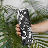 AAPI Heritage Month Skinny Tumbler American Samoa Polynesian Tribal Wave