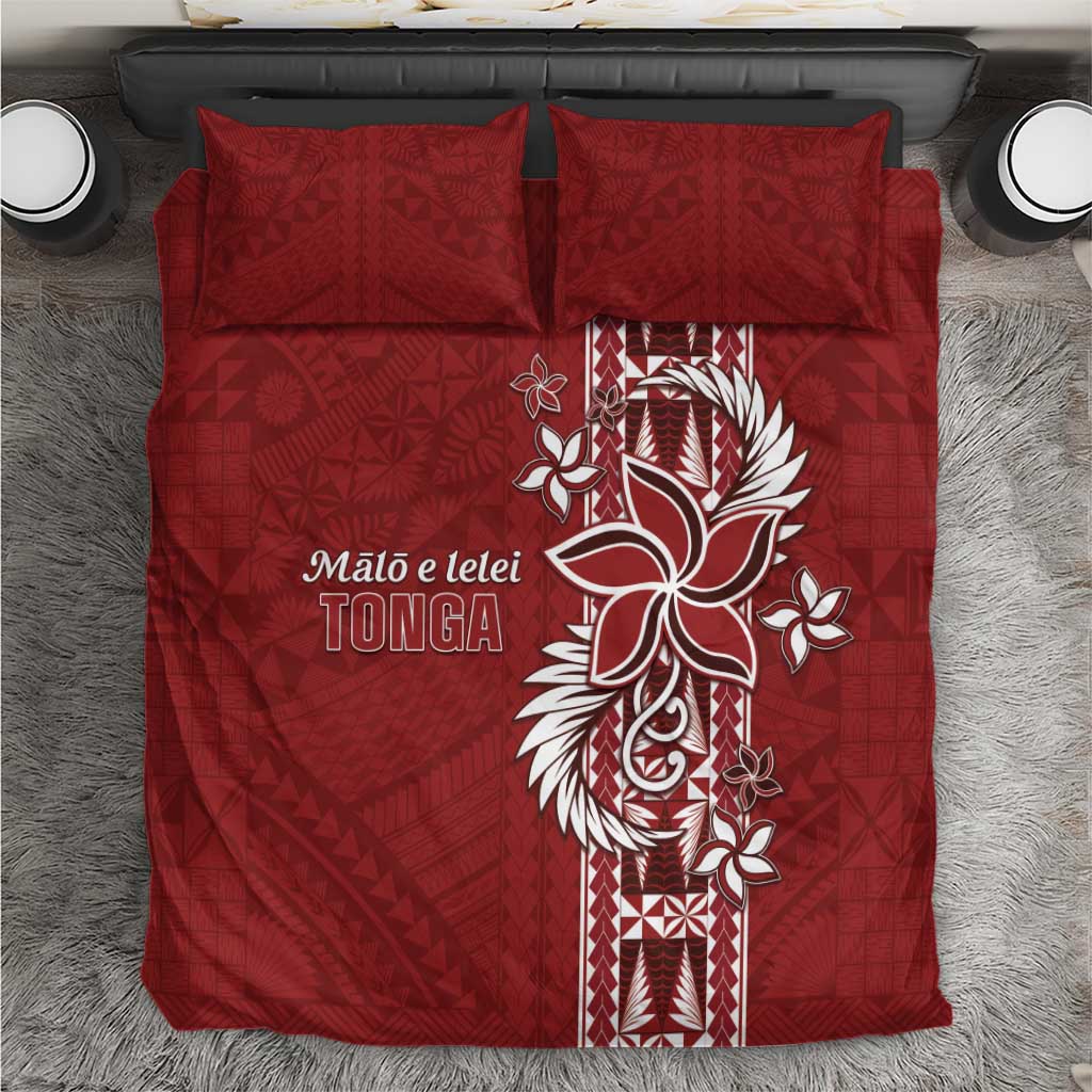 Tonga Language Week Bedding Set Malo e Lelei Kupesi Ngatu Pattern