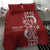 Tonga Language Week Bedding Set Malo e Lelei Kupesi Ngatu Pattern