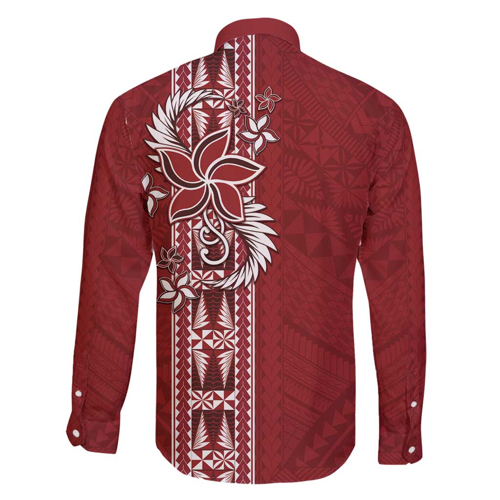 Tonga Language Week Family Matching Long Sleeve Bodycon Dress and Hawaiian Shirt Malo e Lelei Kupesi Ngatu Pattern