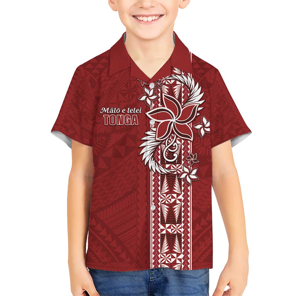 Tonga Language Week Family Matching Short Sleeve Bodycon Dress and Hawaiian Shirt Malo e Lelei Kupesi Ngatu Pattern