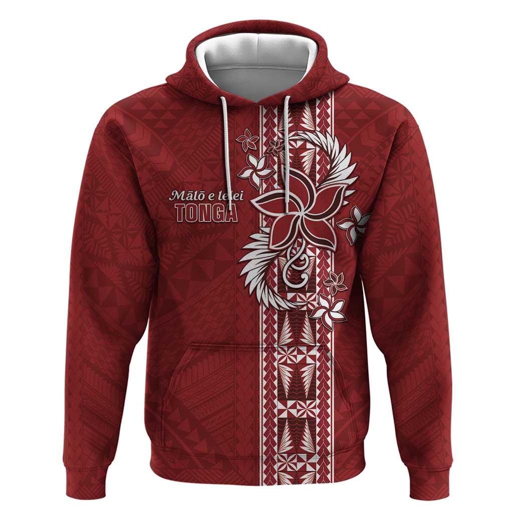 Tonga Language Week Hoodie Malo e Lelei Kupesi Ngatu Pattern