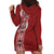 Tonga Language Week Hoodie Dress Malo e Lelei Kupesi Ngatu Pattern