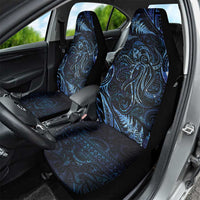 Aotearoa New Zealand Octopus Car Seat Cover Silver Fern Maori Pattern