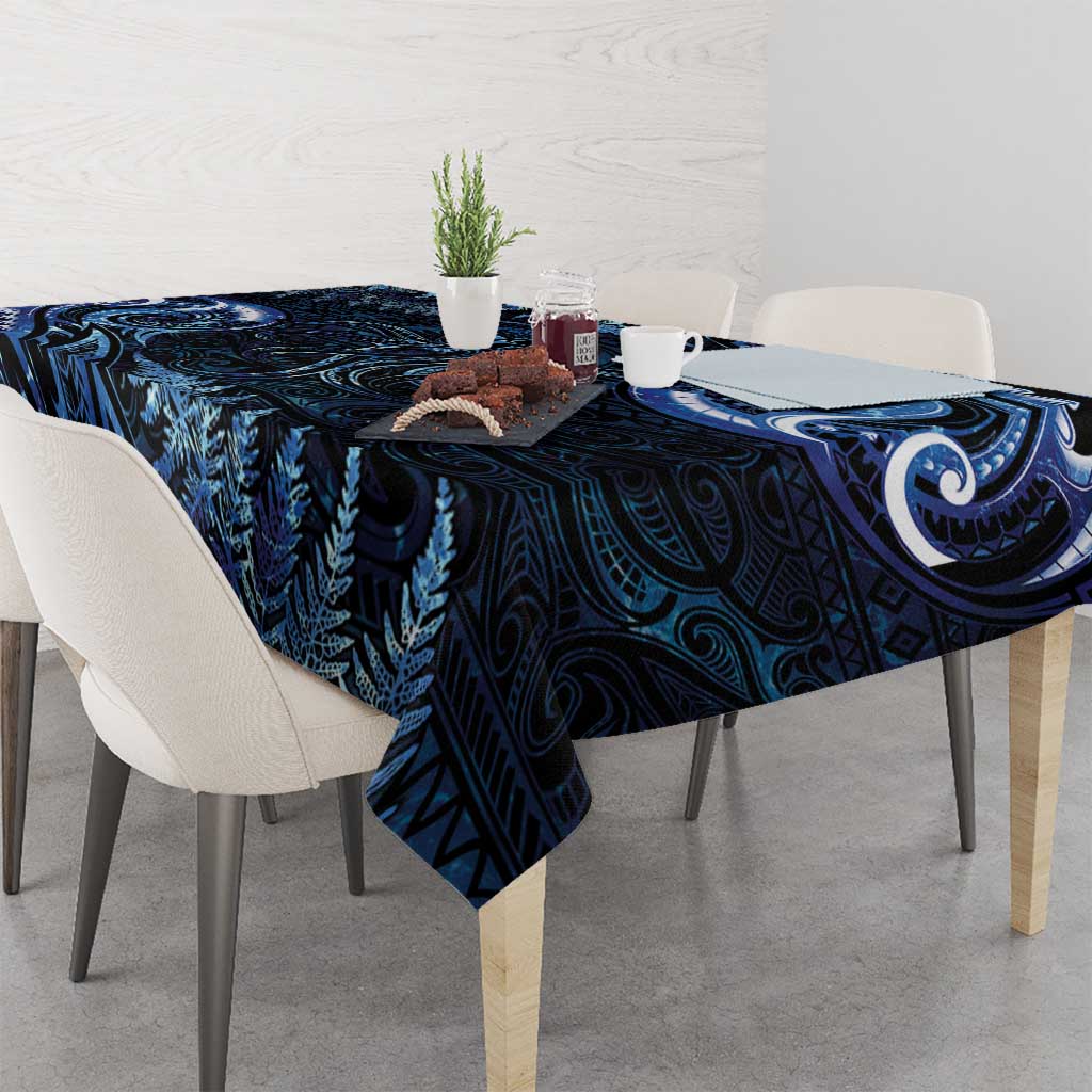 Aotearoa New Zealand Octopus Tablecloth Silver Fern Maori Pattern