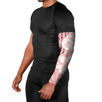 Samoa Teuila Arm Sleeves Pink Samoan Siapo Motifs