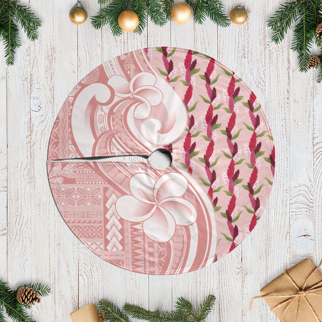 Samoa Teuila Tree Skirt Pink Samoan Siapo Motifs LT05 Casual Pink - Polynesian Pride