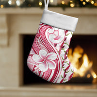 Samoa Teuila Christmas Stocking White Samoan Siapo Motifs LT05 Set of 2 White - Polynesian Pride