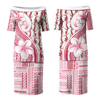 Samoa Teuila Couples Matching Puletasi and Hawaiian Shirt White Samoan Siapo Motifs LT05 - Polynesian Pride