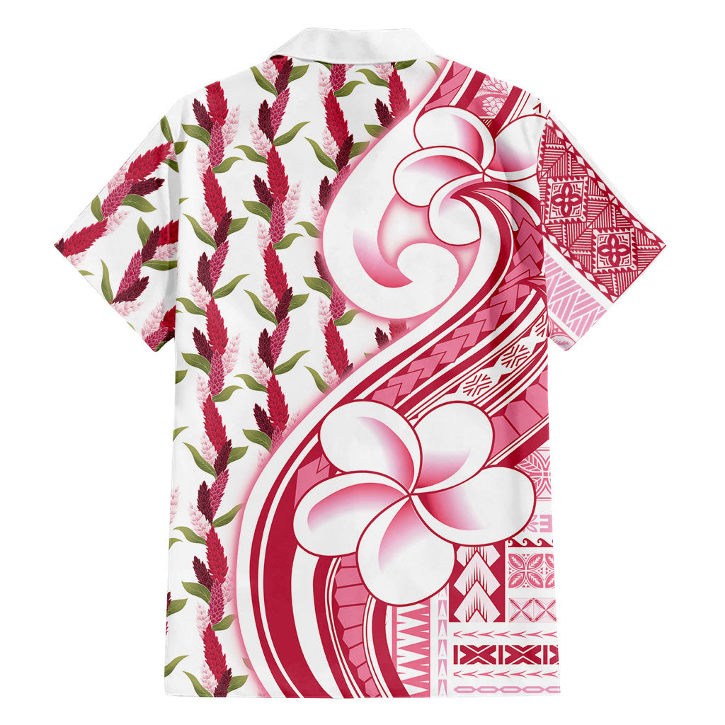 Samoa Teuila Family Matching Short Sleeve Bodycon Dress and Hawaiian Shirt White Samoan Siapo Motifs