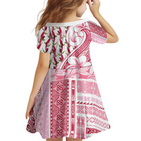 Samoa Teuila Family Matching Tank Maxi Dress and Hawaiian Shirt White Samoan Siapo Motifs