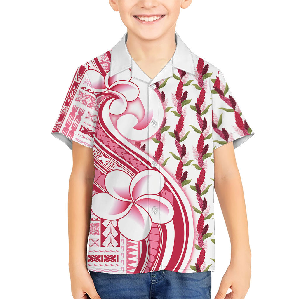 Samoa Teuila Hawaiian Shirt White Samoan Siapo Motifs