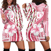 Samoa Teuila Hoodie Dress White Samoan Siapo Motifs