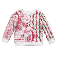 Samoa Teuila Kid Ugly Christmas Sweater White Samoan Siapo Motifs LT05 Kid White - Polynesian Pride