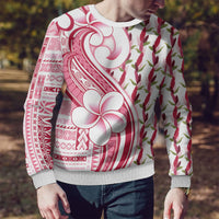 Samoa Teuila Ugly Christmas Sweater White Samoan Siapo Motifs LT05 - Polynesian Pride
