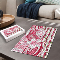 Samoa Teuila Puzzle White Samoan Siapo Motifs