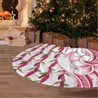 Samoa Teuila Tree Skirt White Samoan Siapo Motifs LT05 - Polynesian Pride