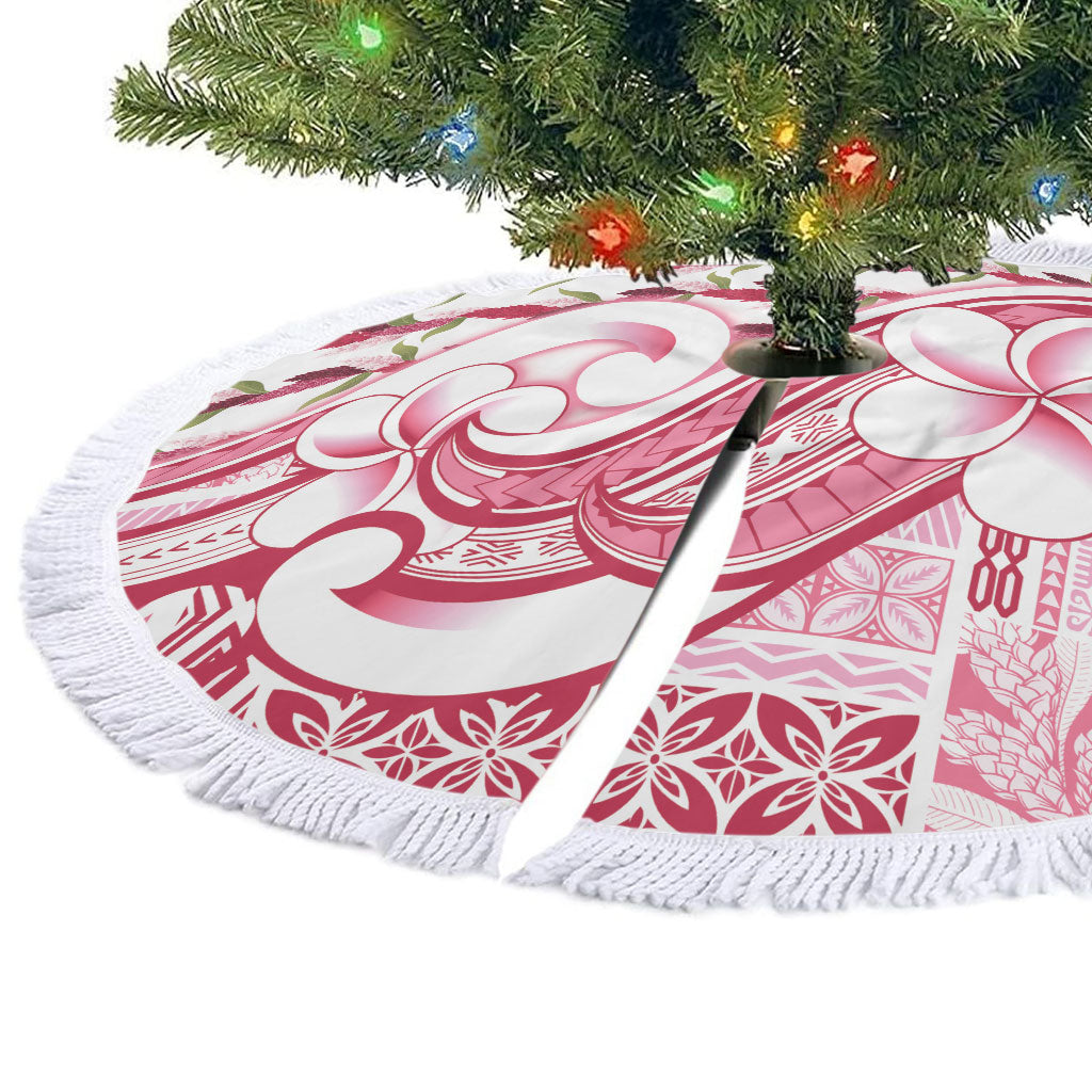 Samoa Teuila Tree Skirt White Samoan Siapo Motifs LT05 - Polynesian Pride