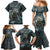 Hawaii Mo'o Lizard God Family Matching Mermaid Dress and Hawaiian Shirt Polynesian Style