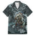Hawaii Mo'o Lizard God Family Matching Mermaid Dress and Hawaiian Shirt Polynesian Style