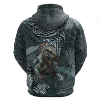 Hawaii Mo'o Lizard God Hoodie Polynesian Style